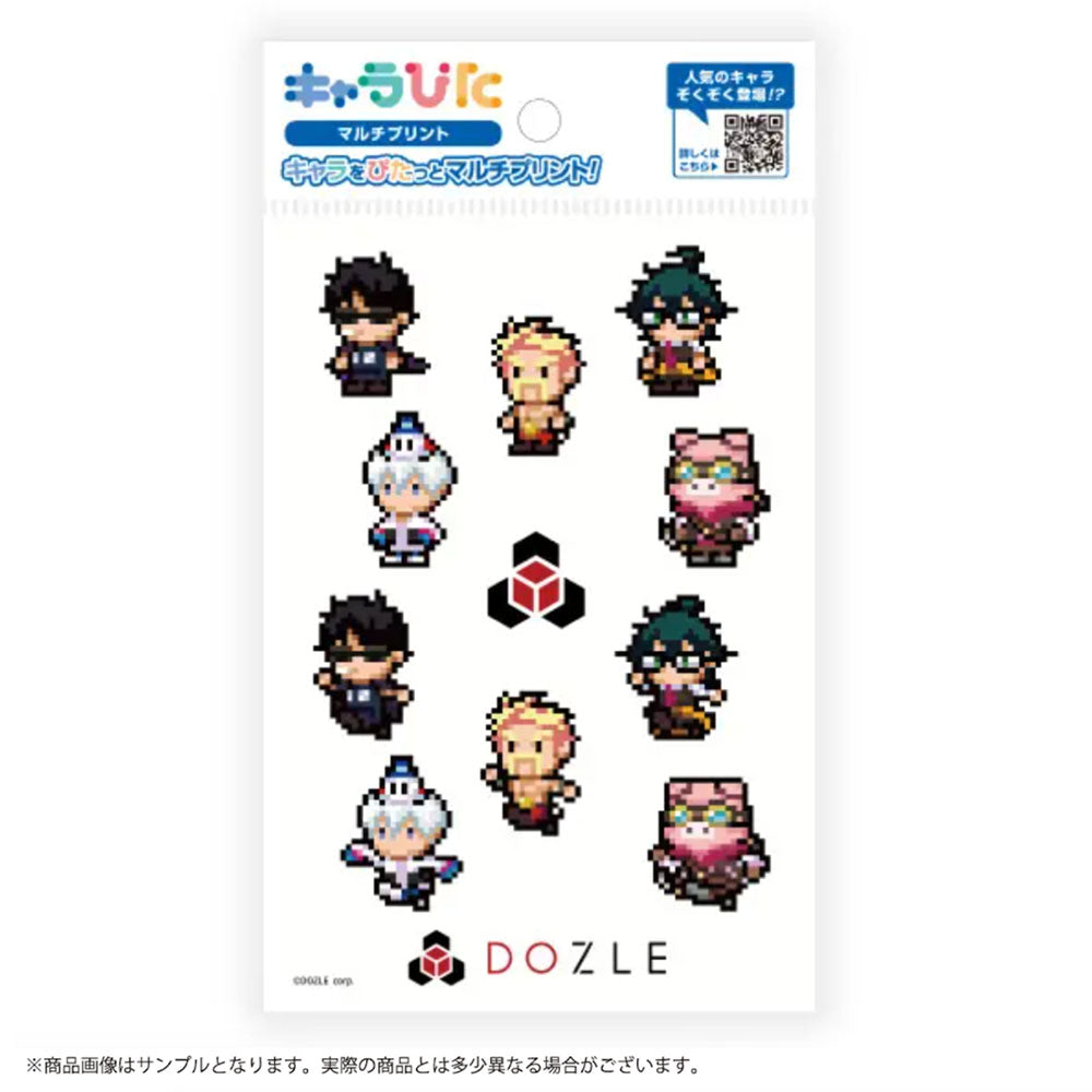 8bitドズル社 キャラぴた マルチプリントシート はがきサイズ