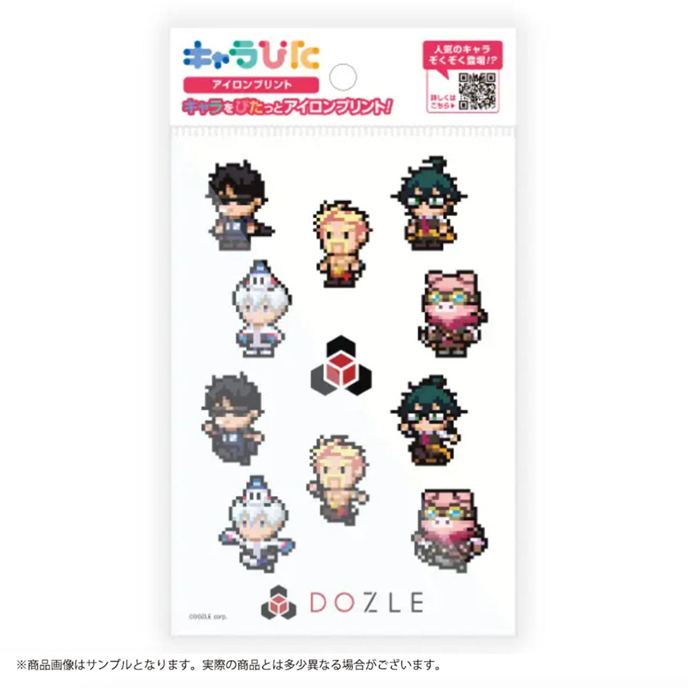 8bitドズル社 キャラぴた アイロンプリントシート はがきサイズ