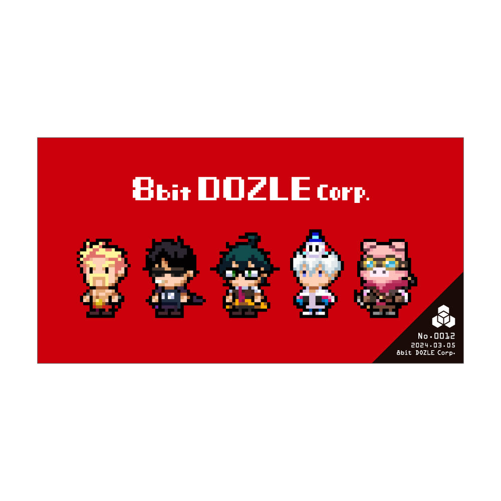 8bitドズル社 ステッカー【ドズル社パスポートNo.0012】
