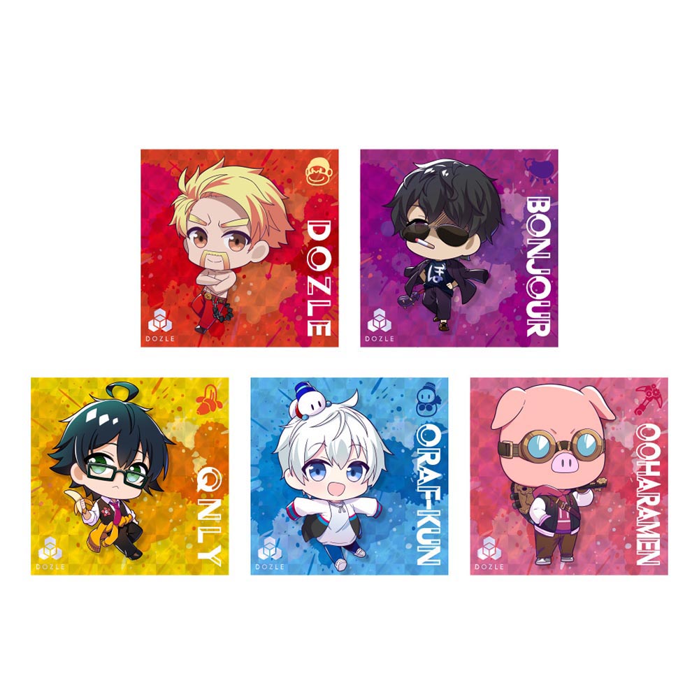 ちまっとドズル社 ホロステッカー5種セット