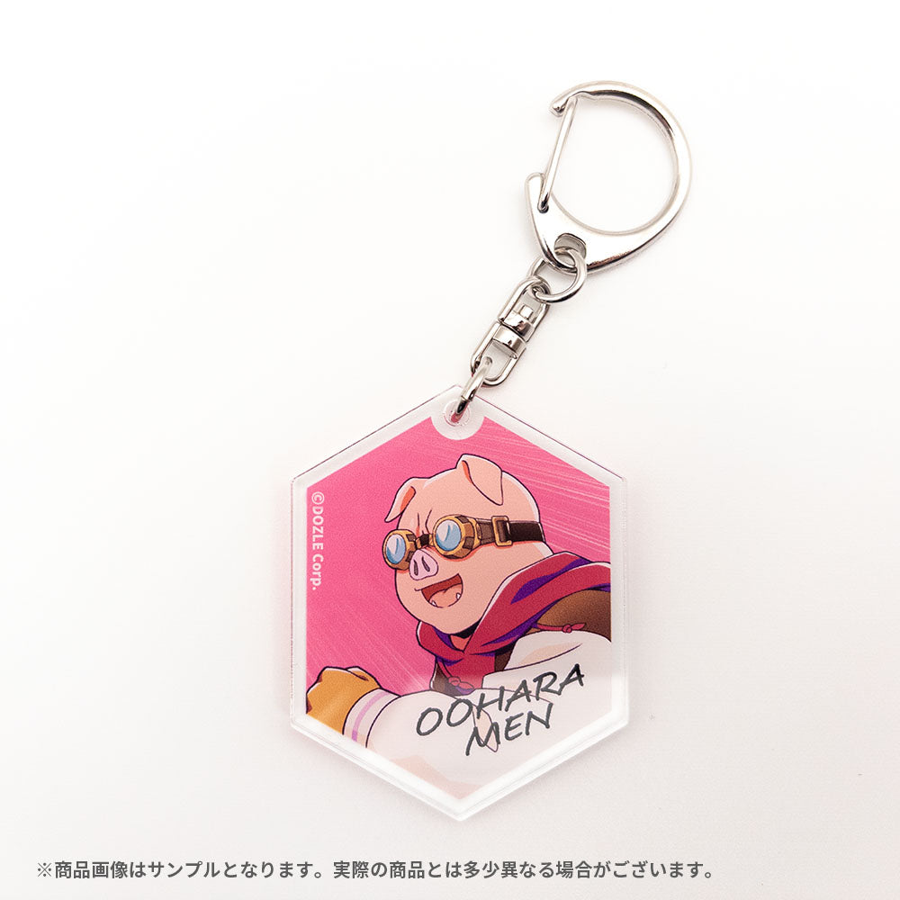 ダッシュドズル社 アクリルキーホルダー おおはらMEN