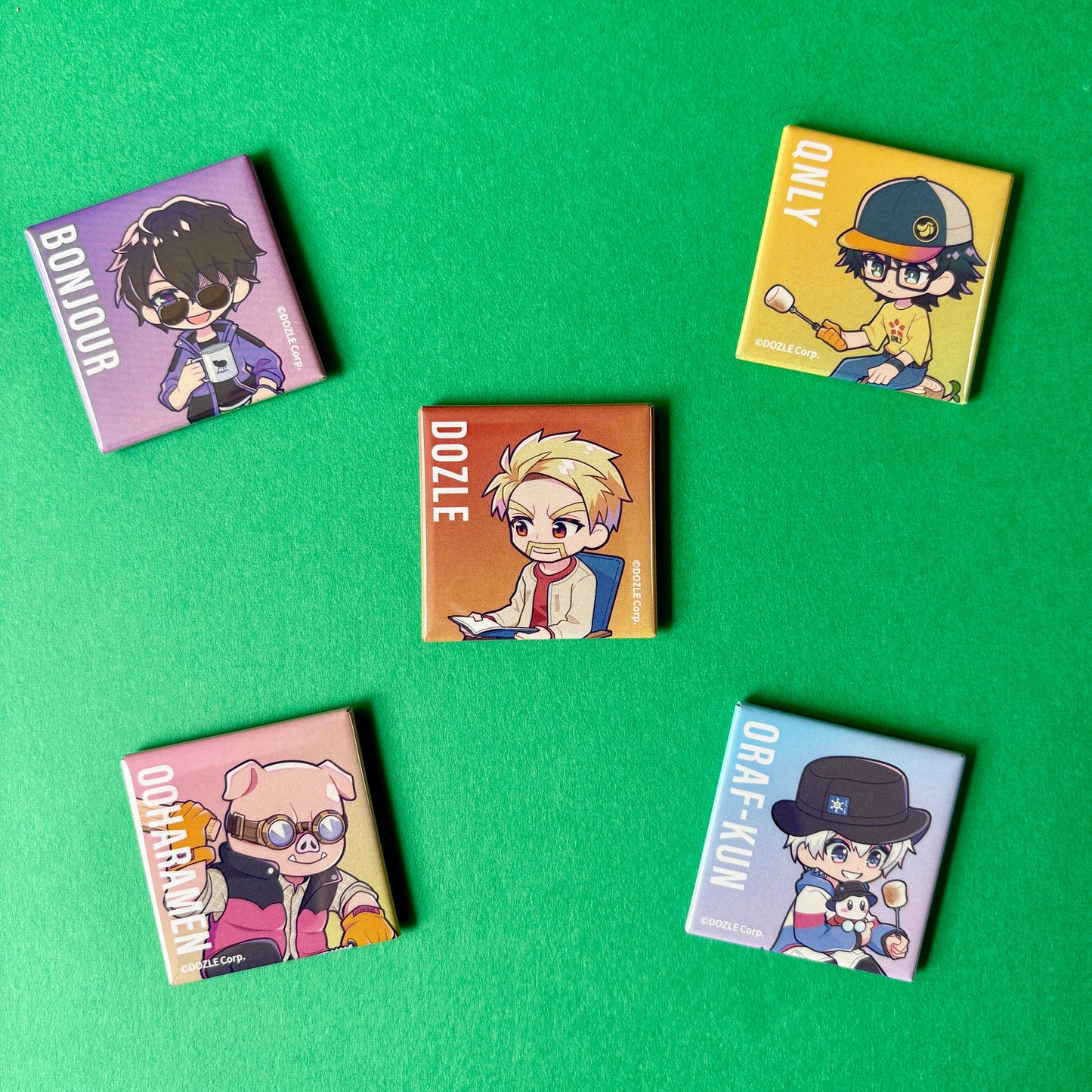 キャンプドズル社 缶マグネット おらふくん