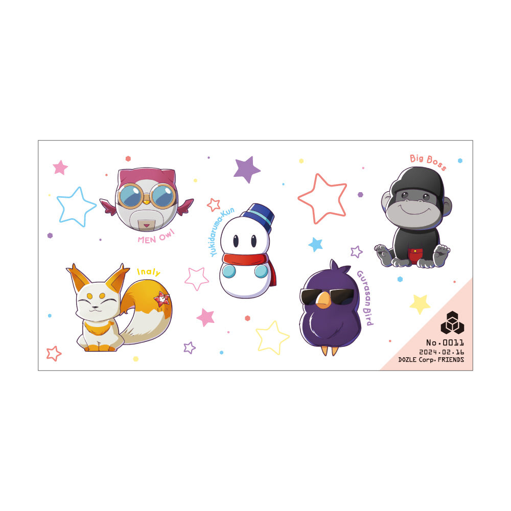ドズル社のおともだち ステッカー【ドズル社パスポートNo.0011】