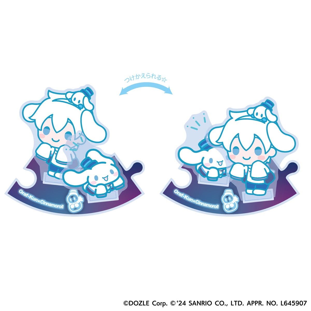 ドズル社サンリオキャラクターズコラボ つながるアクリルスタンド ドズル × ハローキティ