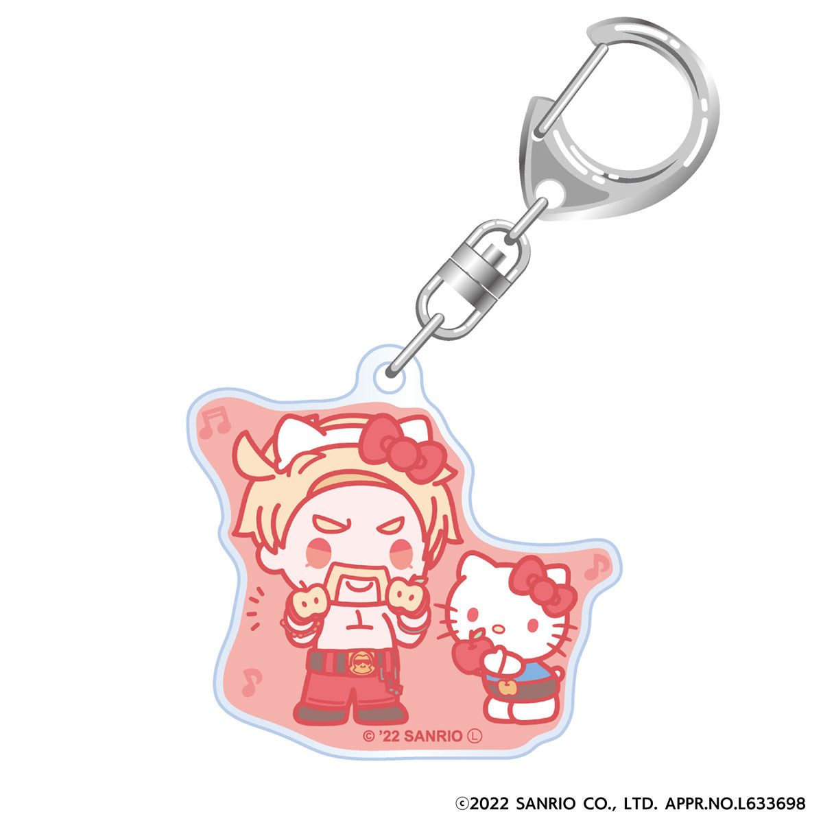 ドズル社サンリオキャラクターズコラボ アクリルキーホルダー ドズル × ハローキティ