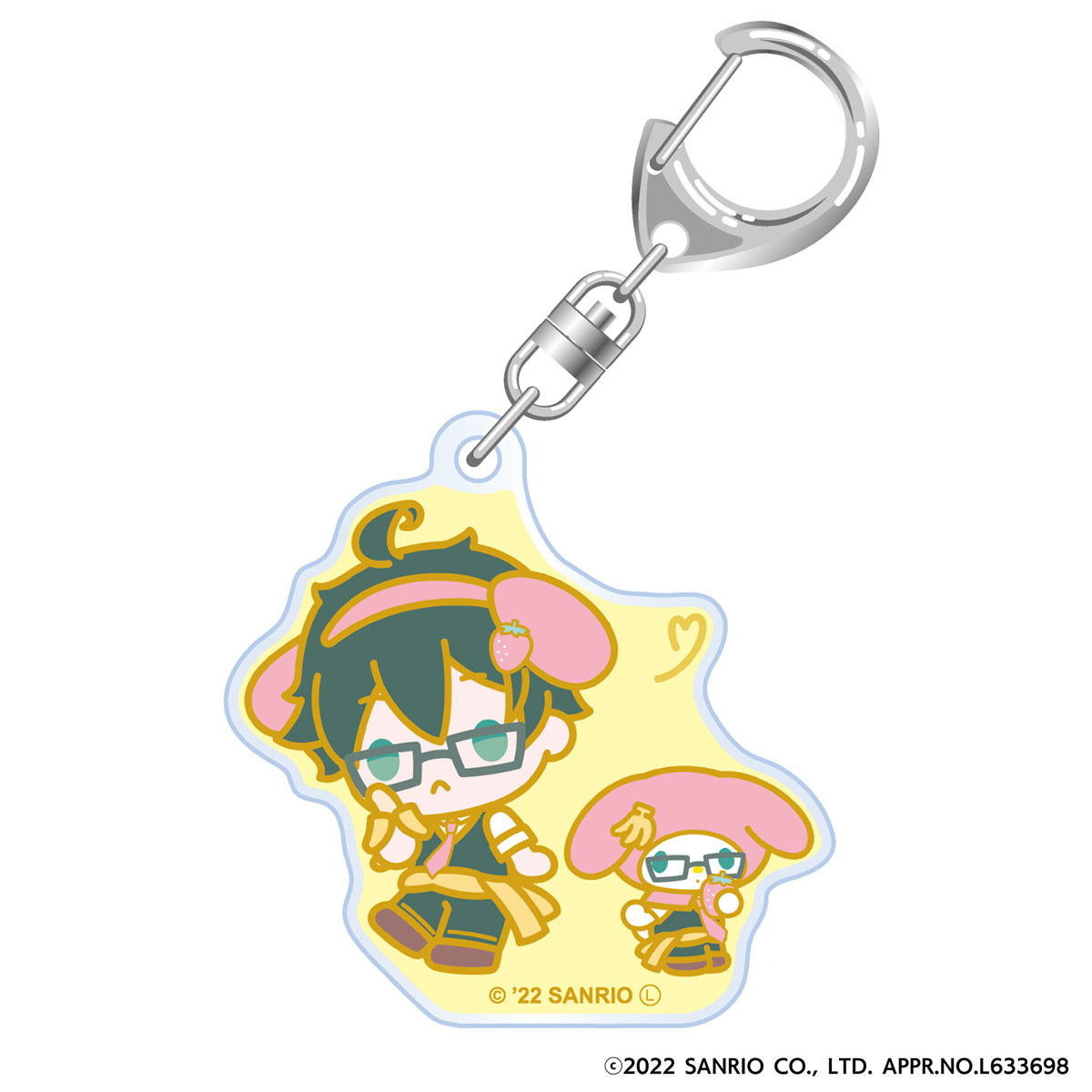 ドズル社サンリオキャラクターズコラボ アクリルキーホルダー おんりー × マイメロディ