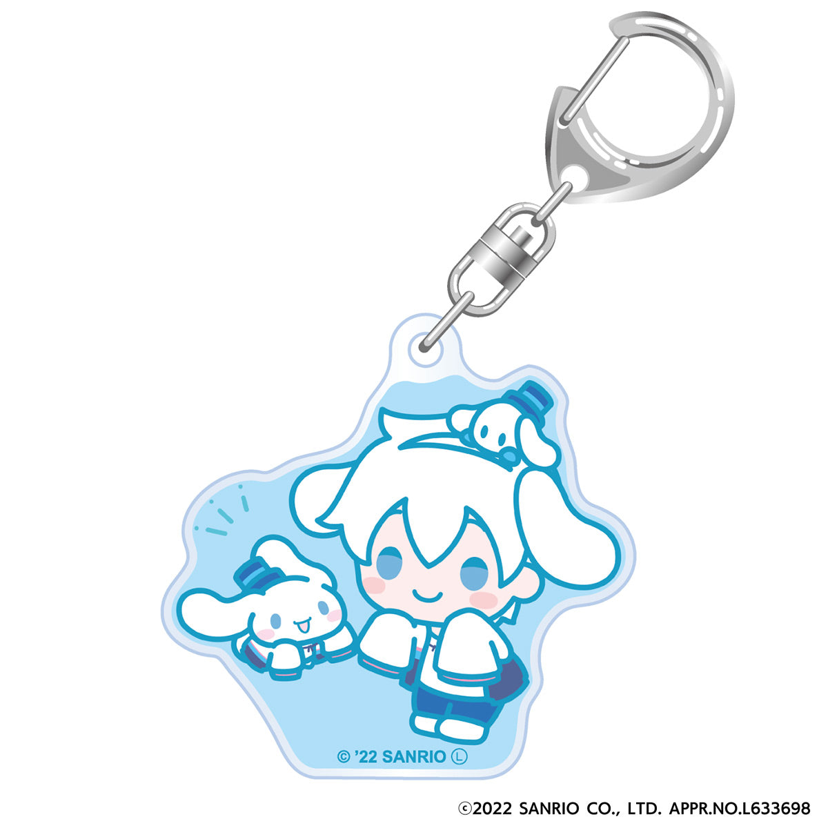 ドズル社サンリオキャラクターズコラボ アクリルキーホルダー おらふくん × シナモロール