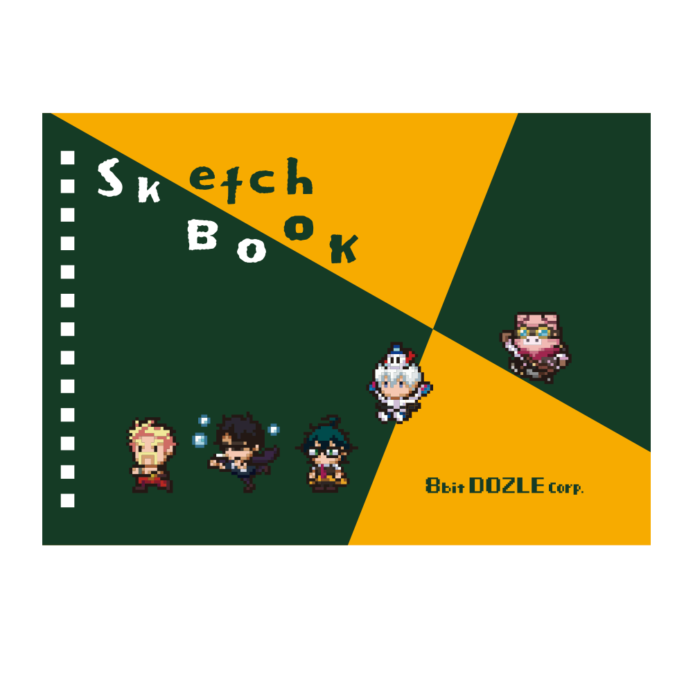 8bitドズル社 マルマンスケッチブックS160 – ドズル社ストア 8bitドズル社 マルマンスケッチブックS160 – ドズル社ストア