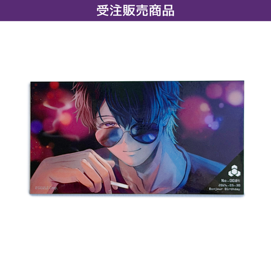 【受注販売】誕生日グッズ2026 パスポートステッカー【No.0084】ぼんじゅうる