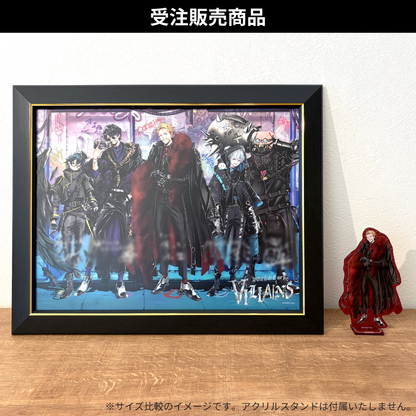 【受注販売】DOZLE Corp. VILLAINS アクリル額装