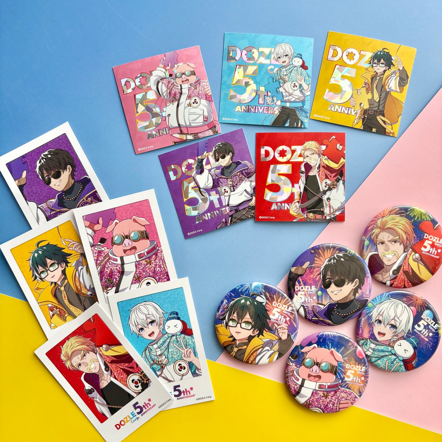 ドズル社5周年 ランダム缶バッジ