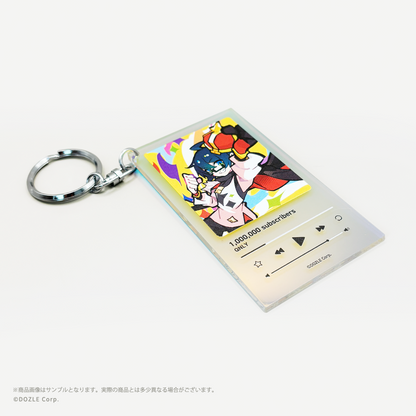 受注販売】おんりー100万人記念 音楽プレーヤー風アクリル 受注販売】おんりー100万人記念 音楽プレーヤー風アクリル