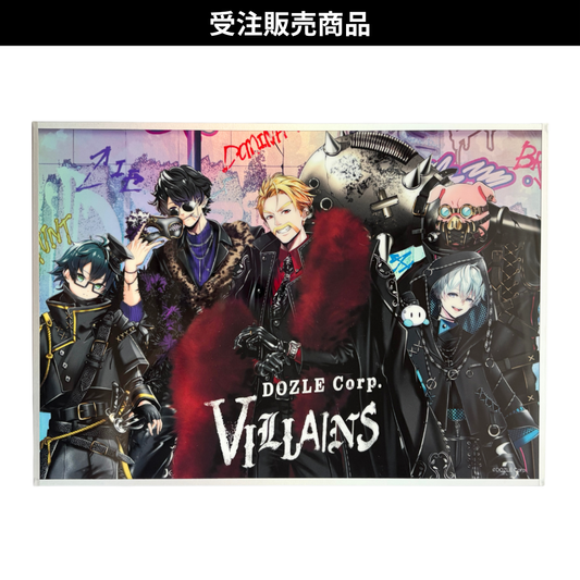 【受注販売】DOZLE Corp. VILLAINS アクリル色紙