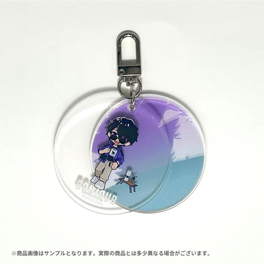 キャンプドズル社 2連アクリルキーホルダー ぼんじゅうる