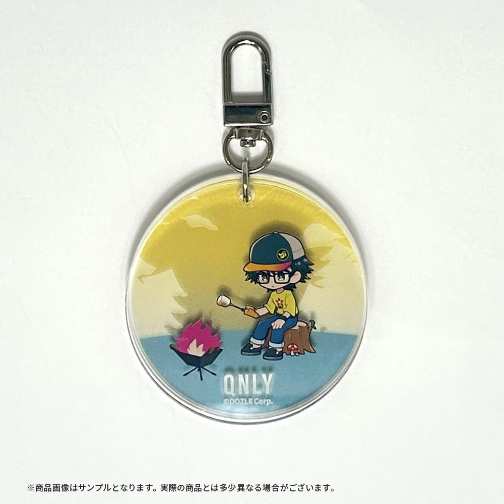 キャンプドズル社 2連アクリルキーホルダー おんりー