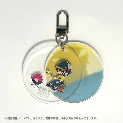 キャンプドズル社 2連アクリルキーホルダー おんりー