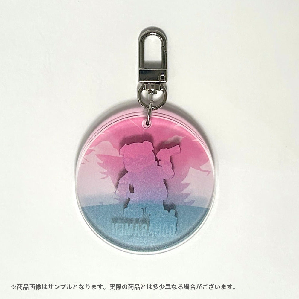 キャンプドズル社 2連アクリルキーホルダー おおはらMEN