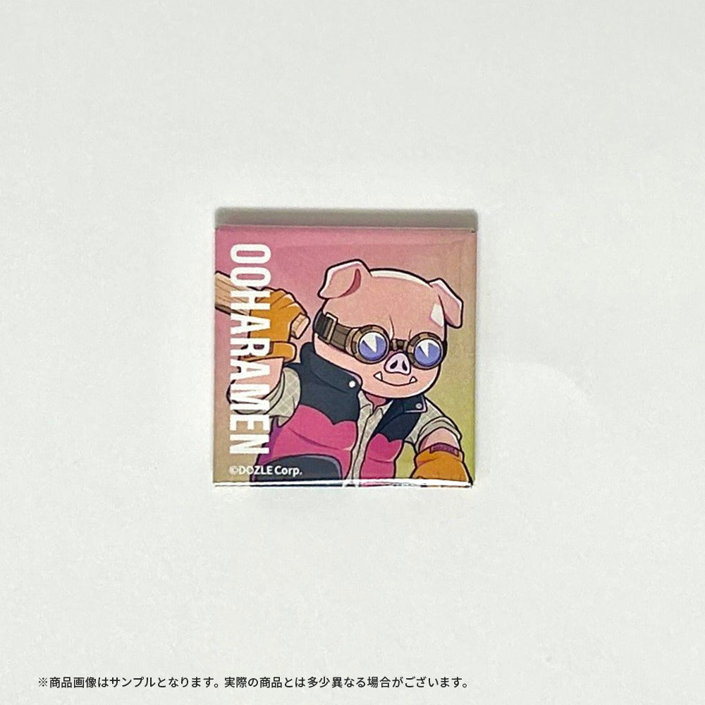 キャンプドズル社 缶マグネット おおはらMEN