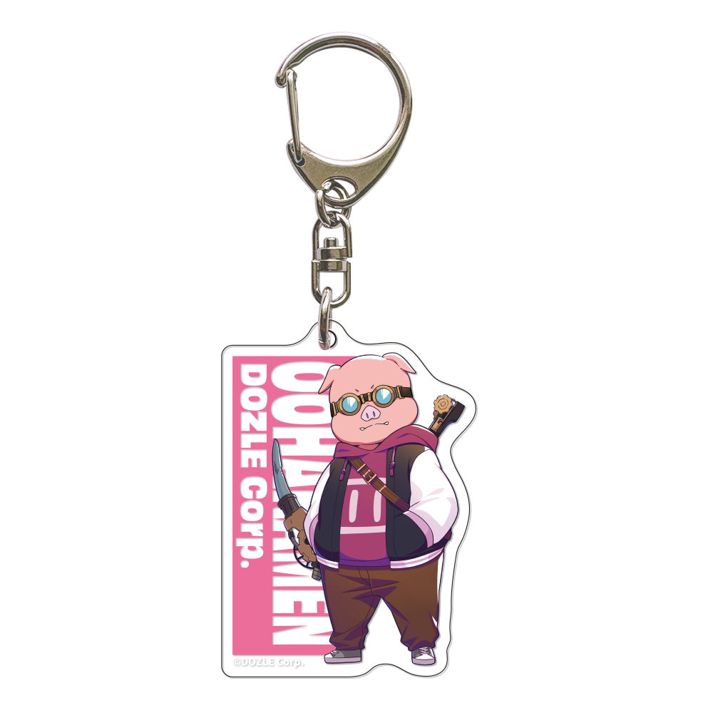 スターターグッズ ミニキャラアクリルキーホルダー おおはらMEN