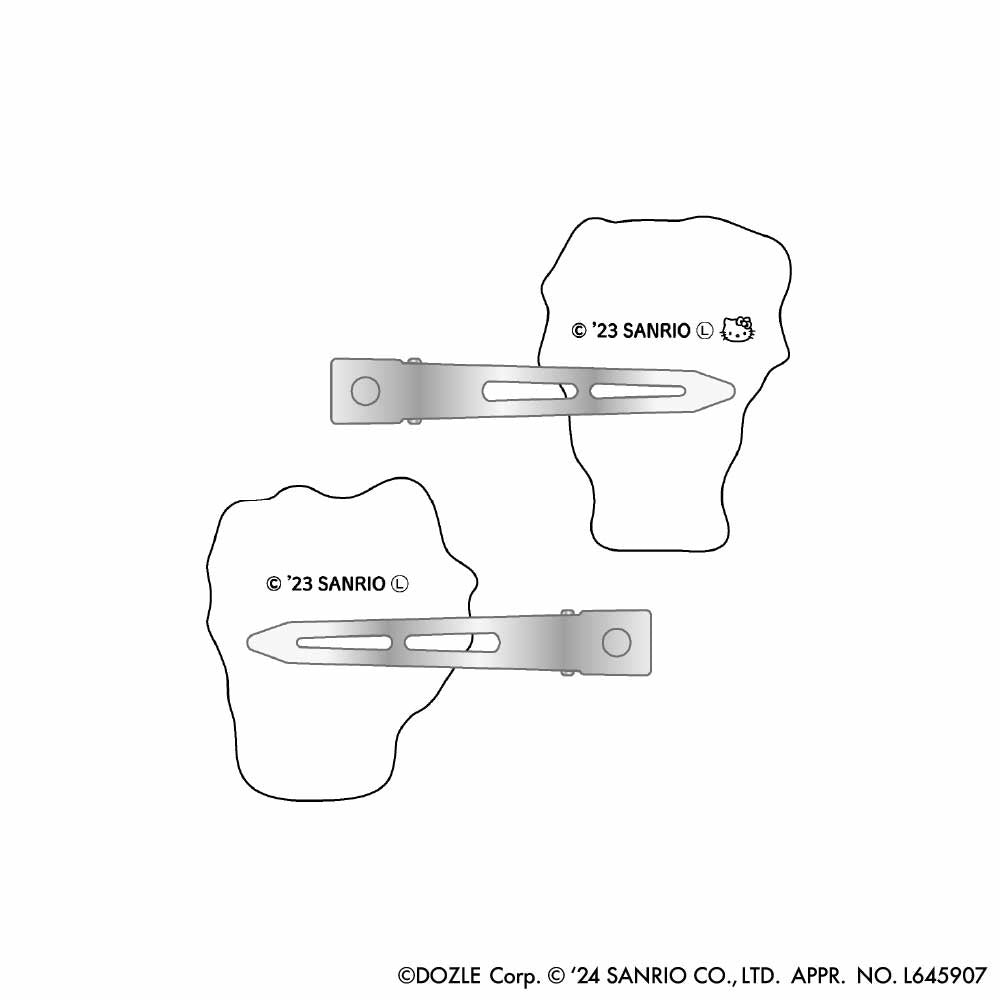 ドズル社サンリオキャラクターズコラボ 前髪クリップ ドズル × ハローキティ
