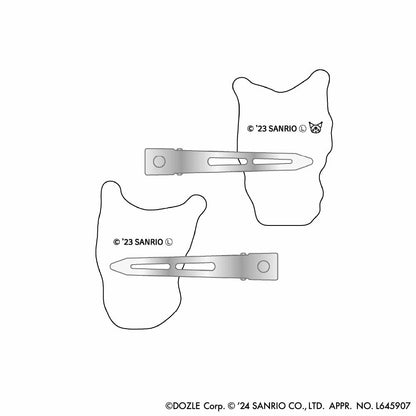ドズル社サンリオキャラクターズコラボ 前髪クリップ ぼんじゅうる × クロミ
