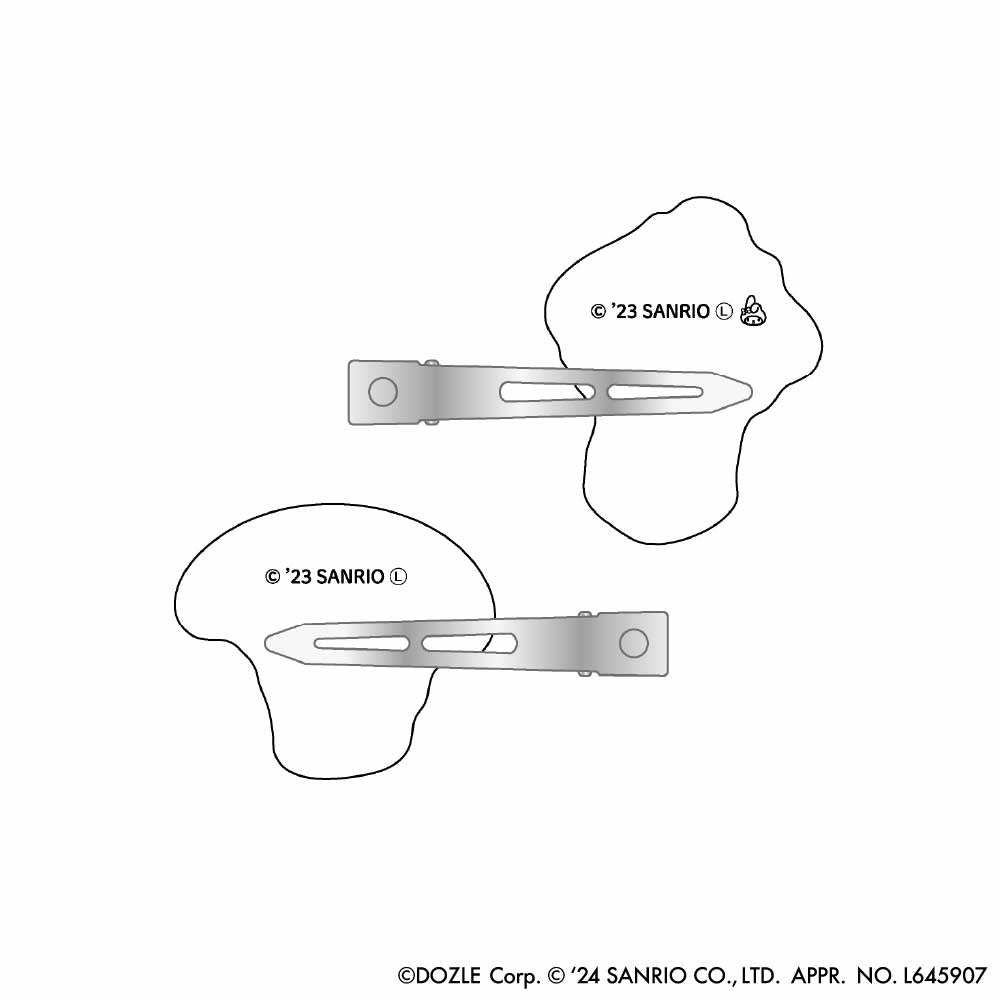 ドズル社サンリオキャラクターズコラボ 前髪クリップ おんりー × マイメロディ