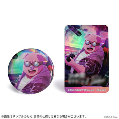 【受注販売】誕生日グッズ2026 缶バッジ&カードセット おおはらMEN
